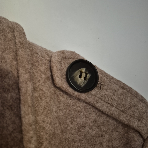 ONLY Women's Brown Trench Coat with Belt - Picture 3 of 5